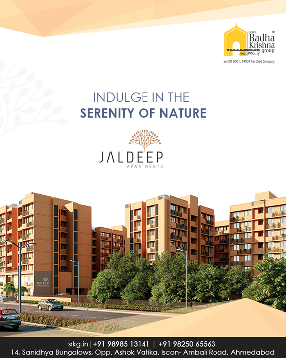 Escape the chaos of the city; find refuge in the lap of nature. 

#JaldeepApartments #Sanand #ShreeRadhaKrishnaGroup #Ahmedabad #RealEstate #LuxuryLiving