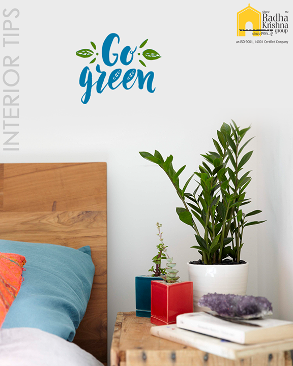 Add plants to your living space. Add them to every room, small or large, few or many. Plants are an inexpensive means to accessorizing your space and adding color and texture. 

#InteriorTips #ShreeRadhaKrishnaGroup #Ahmedabad #RealEstate #LuxuryLiving