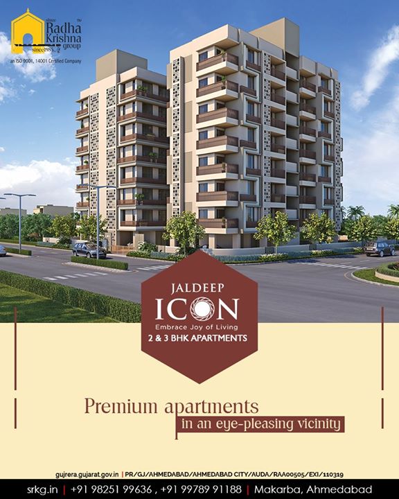 Let your every-day lifestyle be an extravagant affair at the premium apartments located in an eye-pleasing vicinity.

#Amenities #LuxuryLiving #ShreeRadhaKrishnaGroup #Ahmedabad #RealEstate #SRKG #IconicApartments #IconicLiving