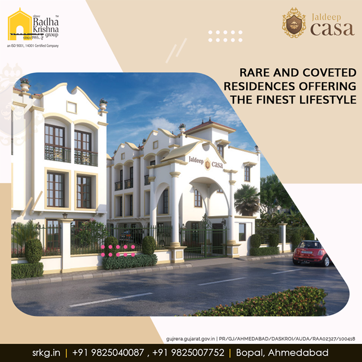 Looking to live the lifestyle pampered with an array of world-class amenities?

The rare and coveted residences at #JaldeepCasa is offering the finest lifestyle to its residents.

#CasaLife #Amenities #LuxuryLiving #ShreeRadhaKrishnaGroup #Ahmedabad #RealEstate #SRKG
