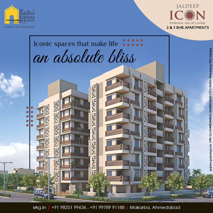 Discover the beauty of life making it an absolute bliss at #JaldeepIcon.

#Icon2 #LuxuryLiving #ShreeRadhaKrishnaGroup #Ahmedabad #RealEstate #SRKG