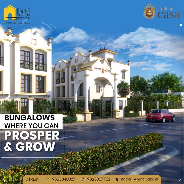 Jaldeep Casa is bringing to you an Architectural Marvel with Heritage style Bungalows where you and your family can prosper & grow. 

Jaldeep Casa has 34 limited edition Bungalows located at the fastest developing area, Bopal.

#JaldeepCasa #Bungalow #Casa #RadhaKrishnaGroup #Bopal #Amenities #LuxuryLiving #ShreeRadhaKrishnaGroup #Ahmedabad #RealEstate
