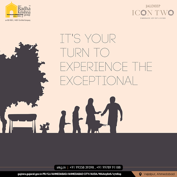 This one of its kind, residential project is your private domain featuring superlative luxuries where you can always be at ease, with all the modern lifestyle amenities within easy reach.

#JaldeepIconTwo #IconTwo #LuxuryLiving #ShreeRadhaKrishnaGroup #RadhaKrishnaGroup #SRKG #Vejalpur #Makarba #Ahmedabad #RealEstate