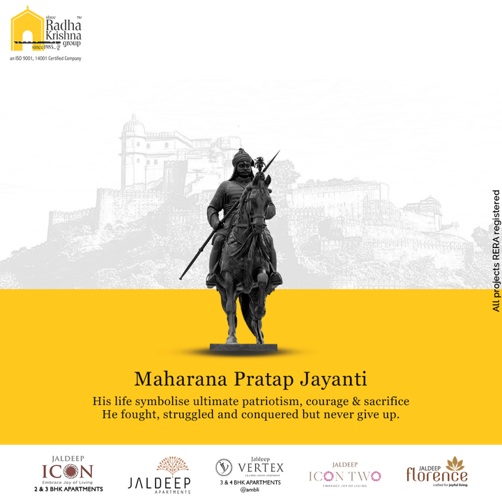 Radha Krishna Group,  MaharanaPratapJayanti, MaharanaPratap, MaharanaPratapJayanti2021, ShreeRadhaKrishnaGroup, RadhaKrishnaGroup, SRKG, Ahmedabad, RealEstate