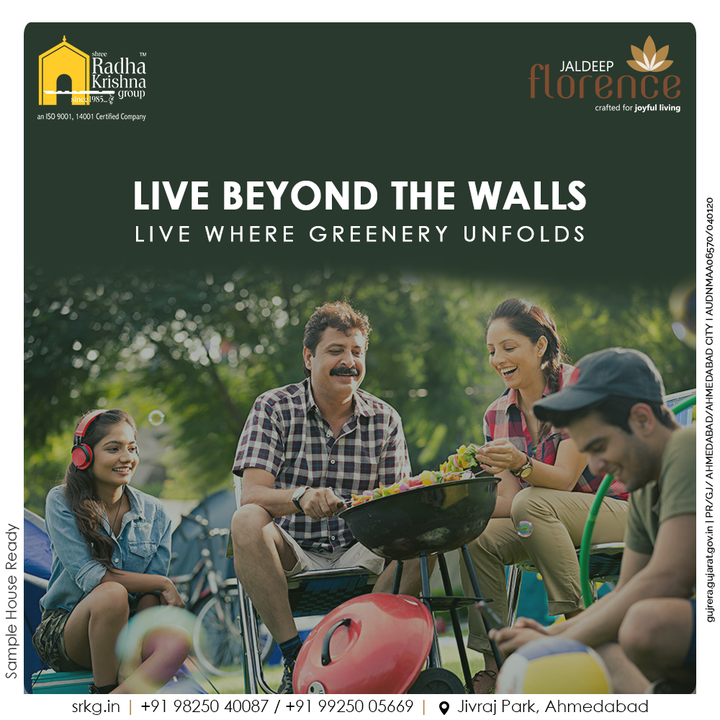 Why let your lifestyle be restricted when you can bask in the glory of space?

Think beyond the walls and live beyond the walls too!
Live amidst the environment where greenery unfolds.

#JaldeepFlorence #Amenities #LuxuryLiving #RadhaKrishnaGroup #ShreeRadhaKrishnaGroup #JivrajPark #Ahmedabad #RealEstate #SRKG