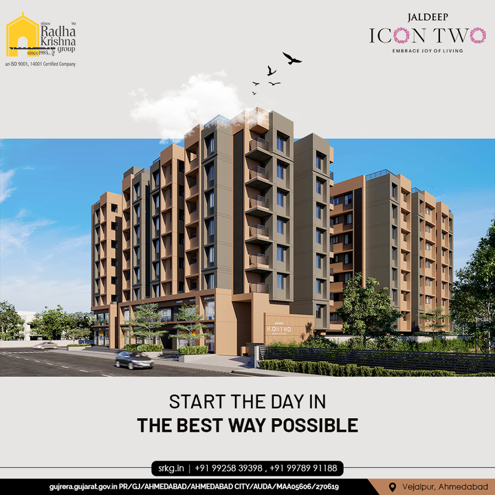 Welcome to the one-of-its kind residential project, Jaldeep Icon 2. A 2 BHK Construction with great amenities and life filled with Affluence & Bliss.

#JaldeepIconTwo #IconTwo #LuxuryLiving #ShreeRadhaKrishnaGroup #RadhaKrishnaGroup #SRKG #Vejalpur #Makarba #Ahmedabad #RealEstate