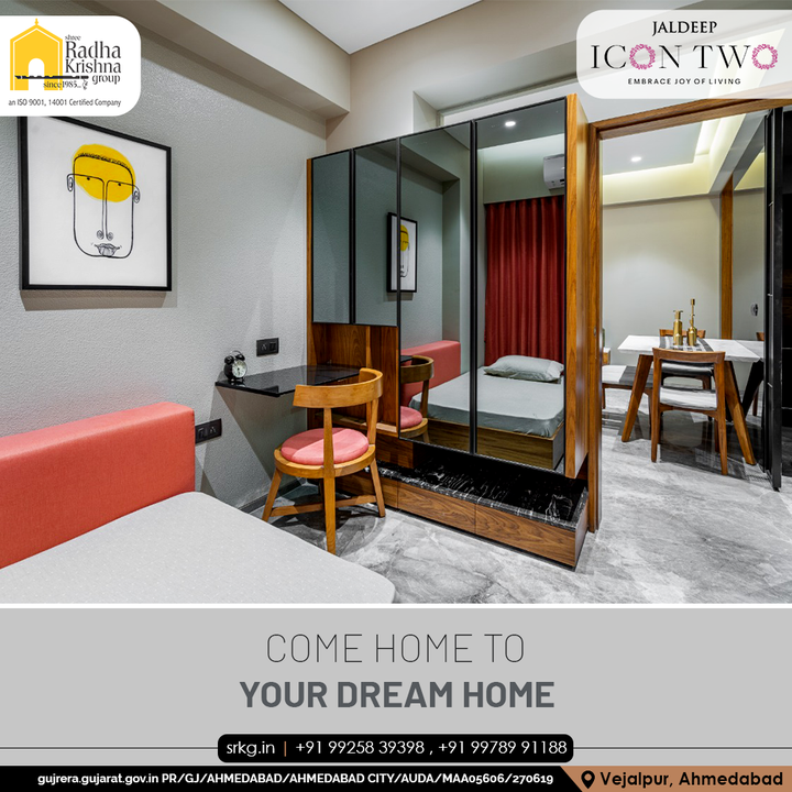 Come home to your ideal home you have always wanted at Jaldeep Icon 2, premium 2 BHK apartments with great amenities, location, & price.

#JaldeepIconTwo #IconTwo #LuxuryLiving #ShreeRadhaKrishnaGroup #RadhaKrishnaGroup #SRKG #Vejalpur #Ahmedabad #RealEstate