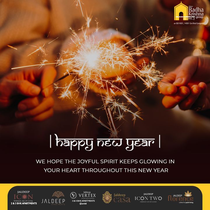 We hope the joyful spirit keeps glowing in your heart throughout this New Year.

#HappyNewYear #NewYear #SaalMubarakh #IndianFestivals #Celebration #HappyDiwali #FestiveSeason #ShreeRadhaKrishnaGroup #RadhaKrishnaGroup #SRKG #Ahmedabad #RealEstate