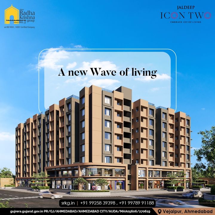 A beautiful world is created by combining architectural design, urban luxury, a luxurious lifestyle, and the beauty of nature. 

#JaldeepIconTwo #IconTwo #LuxuryLiving #ShreeRadhaKrishnaGroup #RadhaKrishnaGroup #SRKG #Ahmedabad #RealEstate