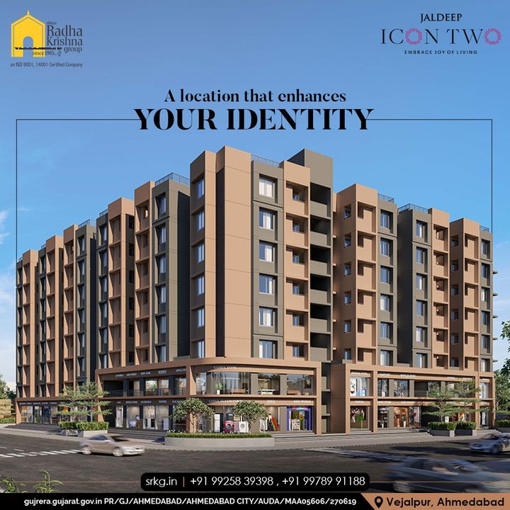 A home plays a vital role in human life. Home is the place where we keep our families, where we feel safe, and where we enjoy complete freedom. Icon Two is the perfect location that enhances your identity.   

#JaldeepIconTwo #IconTwo #LuxuryLiving #ShreeRadhaKrishnaGroup #RadhaKrishnaGroup #SRKG #Vejalpur #Makarba #Ahmedabad #RealEstate