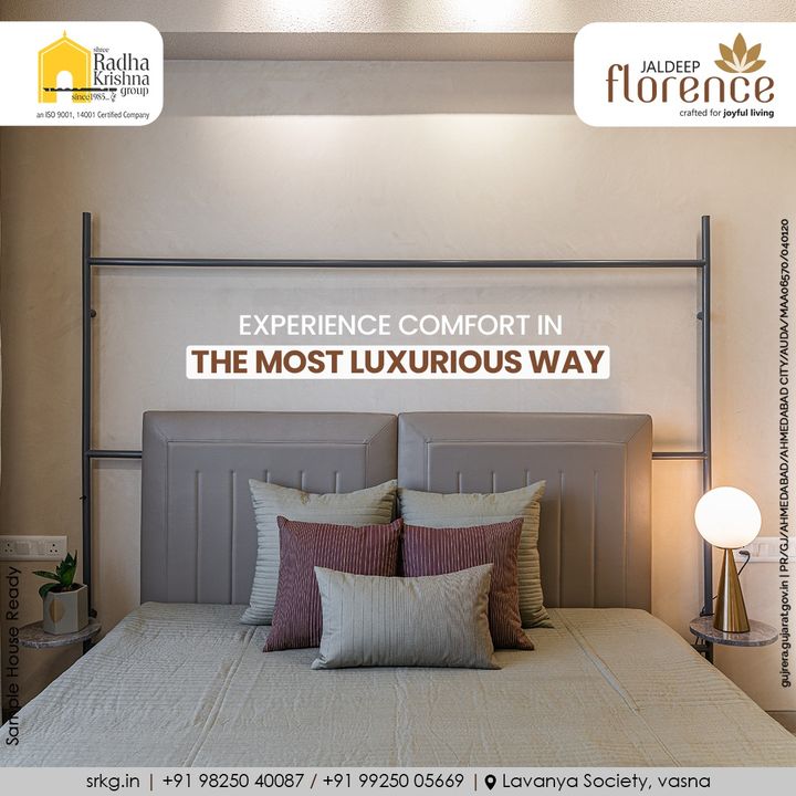The most luxurious environment and the most thrilling backdrop for your loved ones.  Enjoy a joyous relaxing moment with your loved ones. 

#JaldeepFlorence #Amenities #LuxuryLiving #RadhaKrishnaGroup #ShreeRadhaKrishnaGroup #JivrajPark #Ahmedabad #RealEstate #SRKG