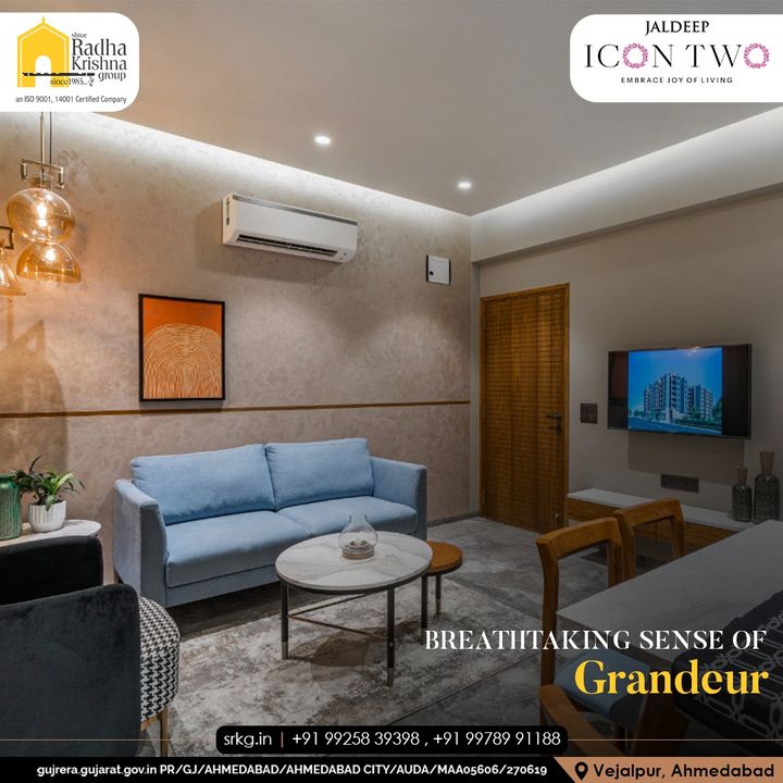 Indulge in the luxury of modern architecture,  we have created exceptionally functional and refined living spaces.  

#JaldeepIconTwo #IconTwo #LuxuryLiving #ShreeRadhaKrishnaGroup #RadhaKrishnaGroup #SRKG #Vejalpur #Makarba #Ahmedabad #RealEstate