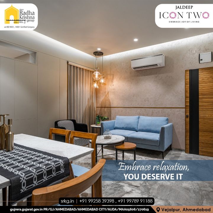 This exclusive building is the ideal place for those looking for a luxury apartment with a unique visual identity, carefully planned to offer an unforgettable experience, every day. 

#JaldeepIconTwo #IconTwo #LuxuryLiving #ShreeRadhaKrishnaGroup #RadhaKrishnaGroup #SRKG #Vejalpur #Makarba #Ahmedabad #RealEstate