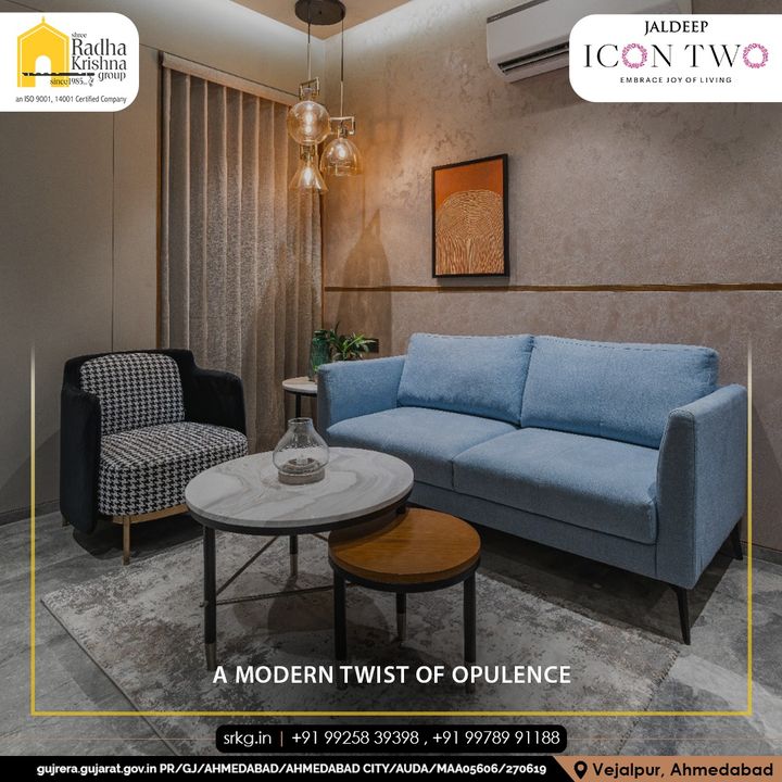 Jaldeep Icon- 2 is the epitome of modern luxury, which is not about excess but uniqueness.  Your Pursuit of a Happy Life Ends here, luxurious homes in the coveted location.  

#JaldeepIconTwo #IconTwo #LuxuryLiving #ShreeRadhaKrishnaGroup #RadhaKrishnaGroup #SRKG #Vejalpur #Makarba #Ahmedabad #RealEstate
