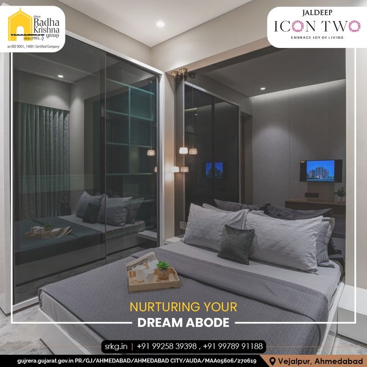 Luxury, Comfort, and beauty find a new place to stay in, we are bringing you a smart home that gives you utmost comfort.

#JaldeepIconTwo #IconTwo #LuxuryLiving #ShreeRadhaKrishnaGroup #RadhaKrishnaGroup #SRKG #Vejalpur #Makarba #Ahmedabad #RealEstate