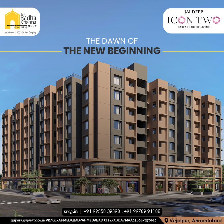 Dream Homes For new dawns are filled with endless possibilities for new beginnings and new discoveries.

#JaldeepIconTwo #IconTwo #LuxuryLiving #ShreeRadhaKrishnaGroup #RadhaKrishnaGroup #SRKG #Vejalpur #Makarba #Ahmedabad #RealEstate