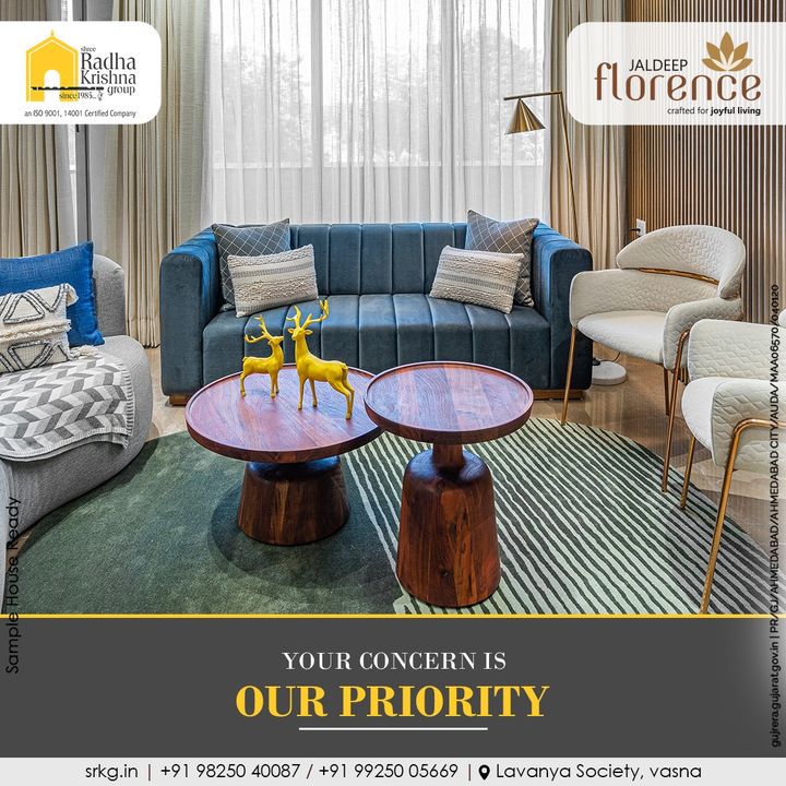 You don’t have to travel far for your basic needs or for your entertainment because your convenience is our priority.

#JaldeepFlorence #Amenities #LuxuryLiving #RadhaKrishnaGroup #ShreeRadhaKrishnaGroup #JivrajPark #Ahmedabad #RealEstate #SRKG