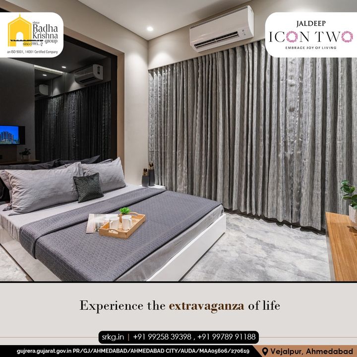 Enjoy your life with the ample amenities in the serene surroundings. Make delightful memories with your near and dear ones at the Jaldeep Icon Two. 

#JaldeepIconTwo #IconTwo #LuxuryLiving #ShreeRadhaKrishnaGroup #RadhaKrishnaGroup #SRKG #Ahmedabad #RealEstat