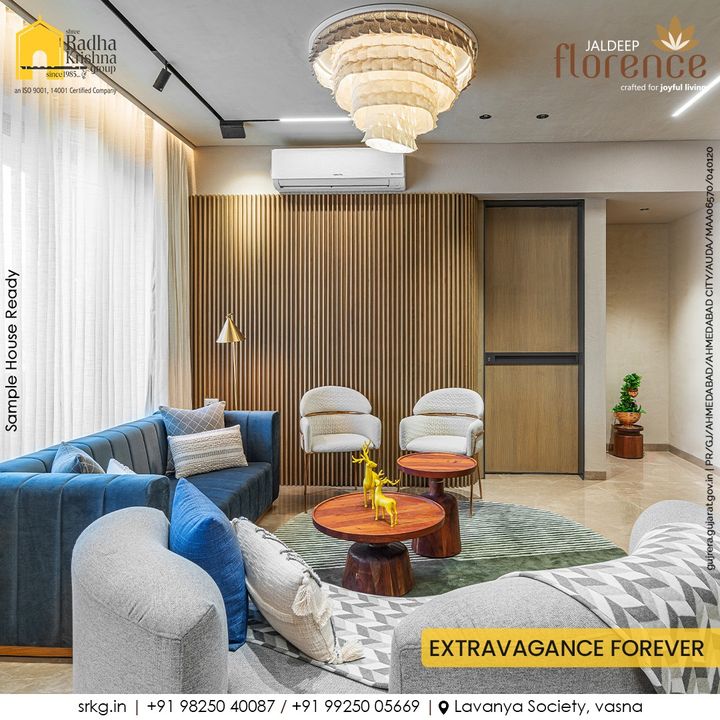 The magnificently designed homes provide the sense of opulent living that you have always desired. With Jaldeep Florence, live your life to the fullest.

#JaldeepFlorence #Amenities #LuxuryLiving #RadhaKrishnaGroup #ShreeRadhaKrishnaGroup #JivrajPark #Ahmedabad #RealEstate #SRKG