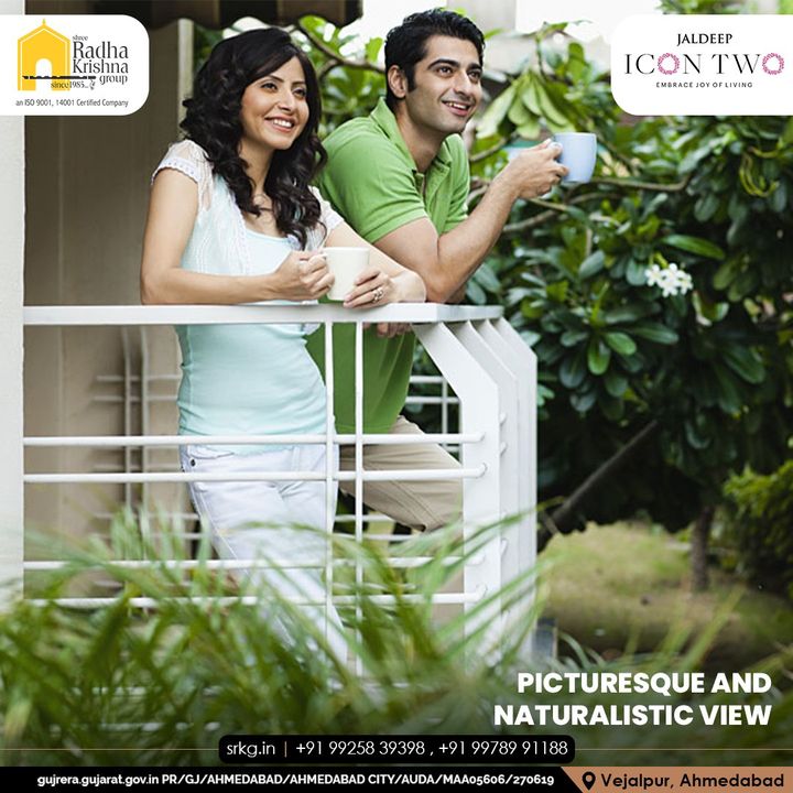 From your balcony, take in the picturesque aesthetic views that will soothe all of your inner wounds.

#JaldeepIconTwo #IconTwo #LuxuryLiving #ShreeRadhaKrishnaGroup #RadhaKrishnaGroup #SRKG #Vejalpur #Makarba #Ahmedabad #RealEstat