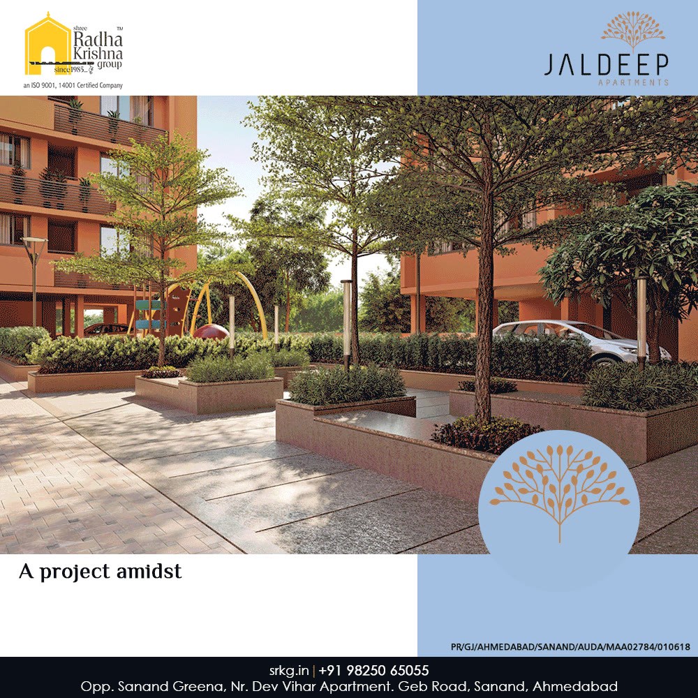 Do not just dream your life, live your dream-life!

#JaldeepApartment is a project amidst green to keep your days calm and serene.

#JaldeepApartment #AlluringApartments #ExpanseOfElegance #LuxuryLiving #ShreeRadhaKrishnaGroup #Ahmedabad #RealEstate #SRKG