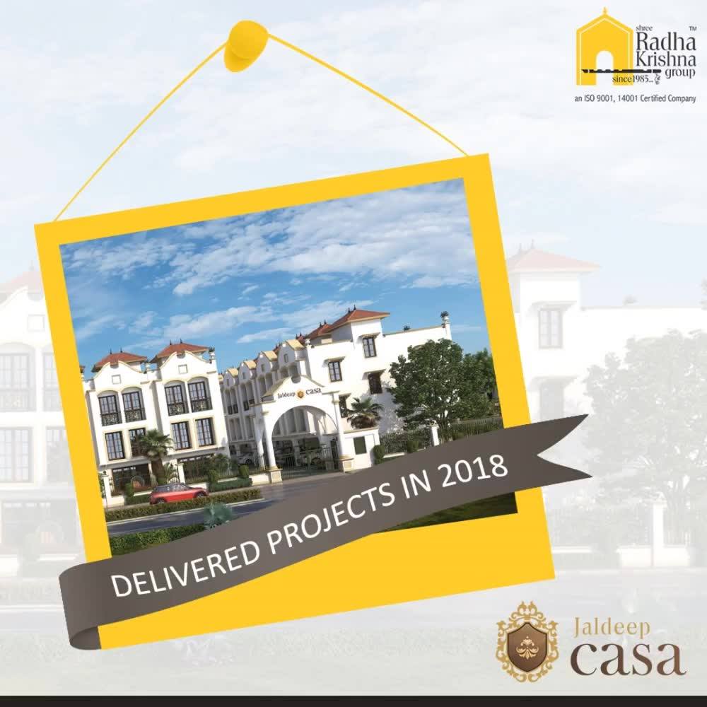 Once it’s promised, it will be surely delivered! 
Our proud projects #JaldeepCasa, #Jaldhara319, and #JaldeepVertex are absolutely & beautifully completed before 2018! 

#GoodInvestment #YourHome #ShreeRadhaKrishnaGroup #Ahmedabad #RealEstate