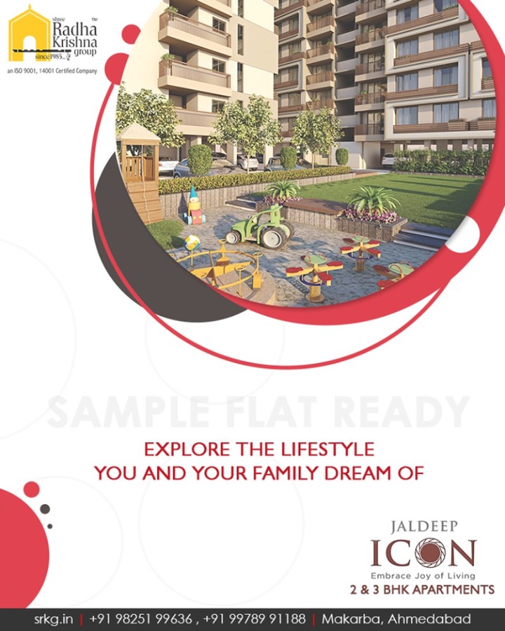 #JaldeepIcon, #Makarba is the perfect adobe offering a lifestyle you and your family dream of.

#ShreeRadhaKrishnaGroup #Ahmedabad #RealEstate #LuxuryLiving