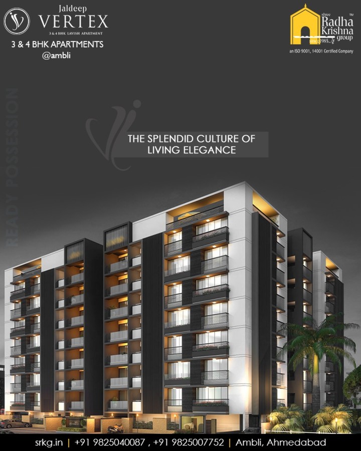 The right place with better life in terms of style, class, luxury, conveniences

#WorkOfArtResidence #Ambli #JaldeepVertex #ShreeRadhaKrishnaGroup #Ahmedabad #RealEstate #LuxuryLiving