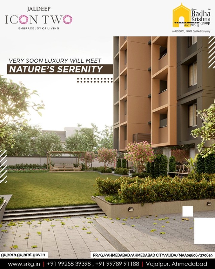 Prepare to experience the superior lifestyle because very soon luxury will meet nature’s serenity at the upcoming residential project; #JaldeepIcon2.

#Icon2 #ShreeRadhaKrishnaGroup #Ahmedabad #RealEstate #SRKG
