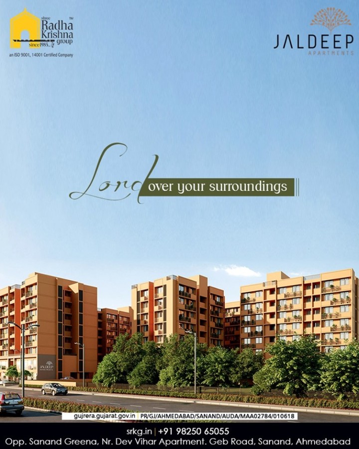 Have all the contemporary amenities right at your service and lord over your surroundings at #JaldeepApartment.

#AlluringApartments #ExpanseOfElegance #LuxuryLiving #ShreeRadhaKrishnaGroup #Ahmedabad #RealEstate #SRKG