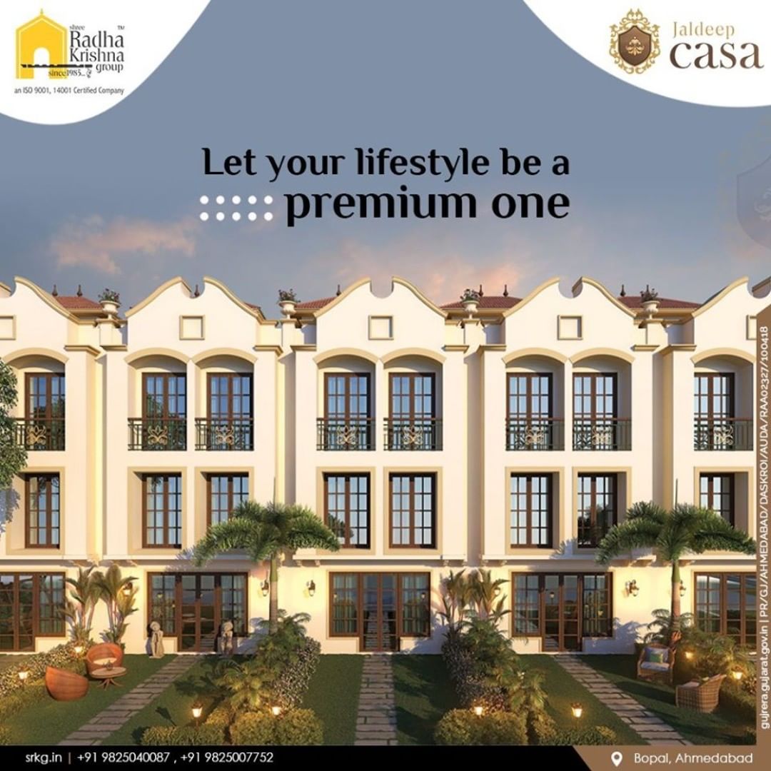 Live your life on your terms; a premium lifestyle awaits you at #JaldeepCasa.

#WorkOfHappiness #Bopal #Amenities #LuxuryLiving #ShreeRadhaKrishnaGroup #Ahmedabad #RealEstate
