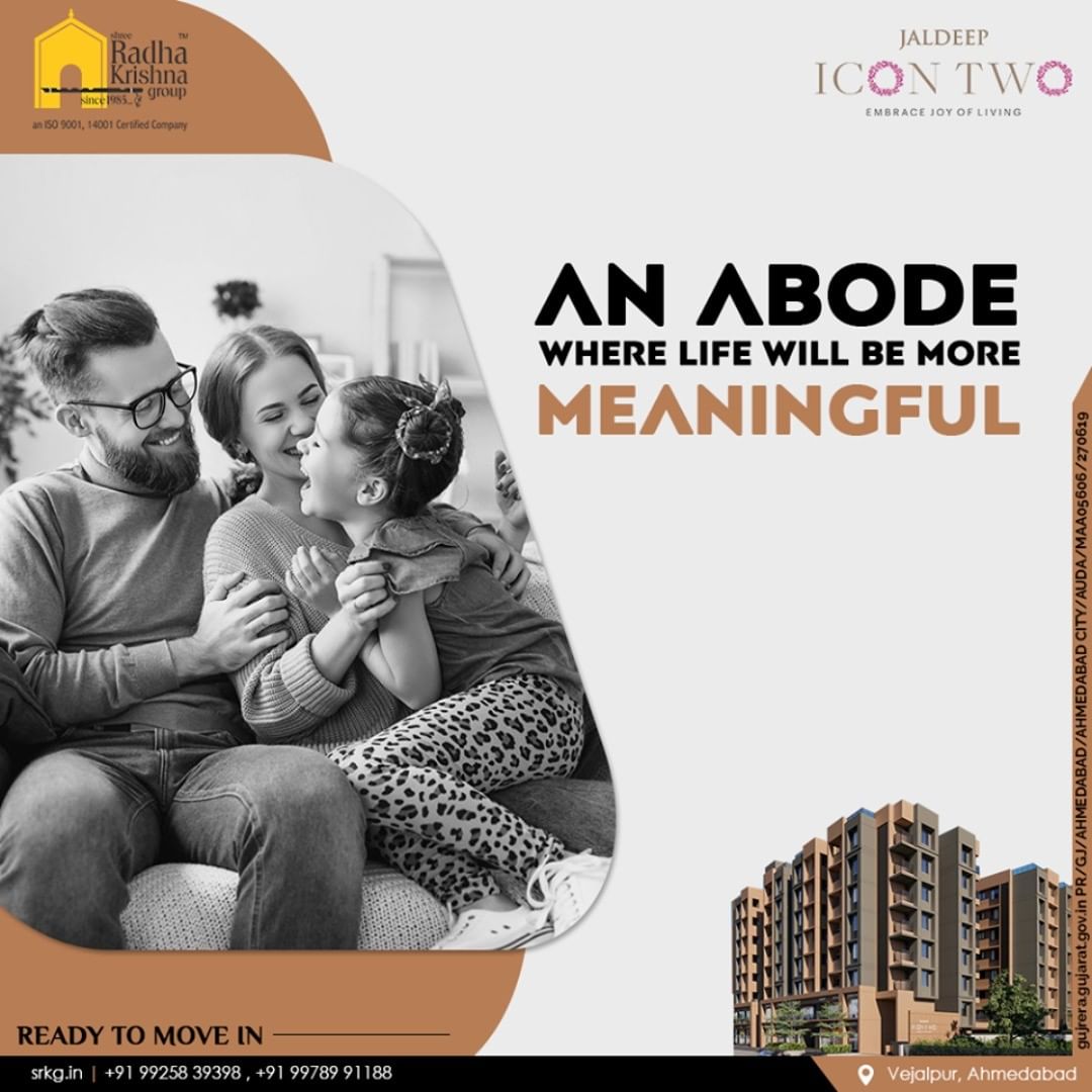 Elevate your landscape and lifestyle to an abode where life will seem to be more meaningful.

#JaldeepIcon2 #Icon2 #Vejalpur #LuxuryLiving #ShreeRadhaKrishnaGroup #Ahmedabad #RealEstate #SRKG