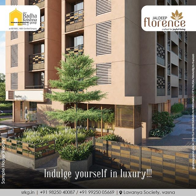 Luxury becomes personified in the best possible sense when you get indulged in it.
Desire to live the luxurious life in a fragrant way at Jaydeep Florence.

#JaldeepFlorence #LuxuryLiving #ShreeRadhaKrishnaGroup #FragrantLife #RadhaKrishnaGroup #SRKG #Ahmedabad #RealEstate