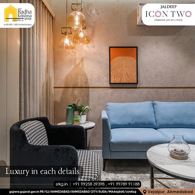 There is nothing more luxurious than spending joyous moments with your family in your dream house. Icon Two will gives you the ultimate luxurious lifestyle that you were waiting for. 

#JaldeepIconTwo #IconTwo #LuxuryLiving #ShreeRadhaKrishnaGroup #RadhaKrishnaGroup #SRKG #Ahmedabad #RealEstate