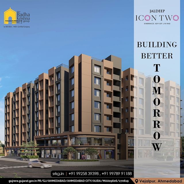 Are you looking for a better future residence with a number of benefits? Your wait is over now with the Jaldeep Icon Two.

#JaldeepIconTwo #IconTwo #LuxuryLiving #ShreeRadhaKrishnaGroup #RadhaKrishnaGroup #SRKG #Vejalpur #Makarba #Ahmedabad #RealEstate