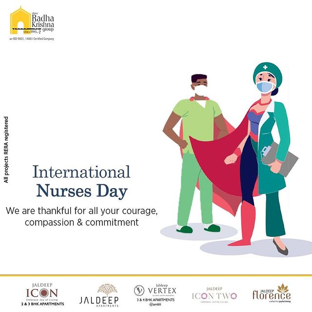 Radha Krishna Group,  InternationalNursesDay, NursesDay, InternationalNursesDay2022, ShreeRadhaKrishnaGroup, RadhaKrishnaGroup, SRKG, Ahmedabad, RealEstate