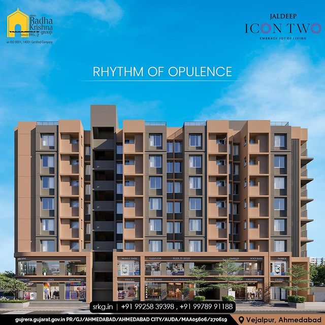 It's only a glimpse of your lavish ideal home; come visit us for a tranquil pleasure.

#JaldeepIconTwo #IconTwo #LuxuryLiving #ShreeRadhaKrishnaGroup #RadhaKrishnaGroup #SRKG #Vejalpur #Makarba #Ahmedabad #RealEstat
