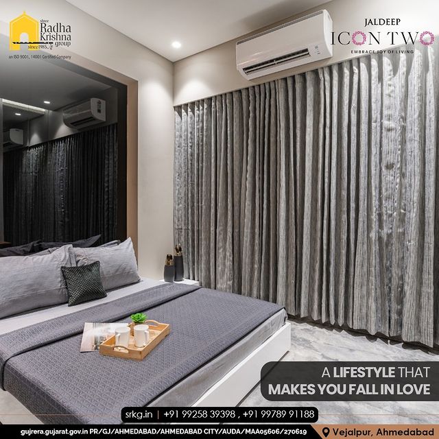 Make time to escape your daily grind, live your dream life with your loved ones and create priceless memories in your ideal house.

#JaldeepIconTwo #IconTwo #LuxuryLiving #ShreeRadhaKrishnaGroup #RadhaKrishnaGroup #SRKG #Vejalpur #Makarba #Ahmedabad #RealEstat