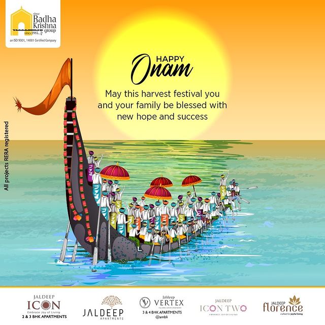 May this harvest festival you and your family be blessed with new hope and success. 

#Onam2022 #Onam #OnamCelebration #HappyOnam #IndianFestival #Realestate #SRKG
