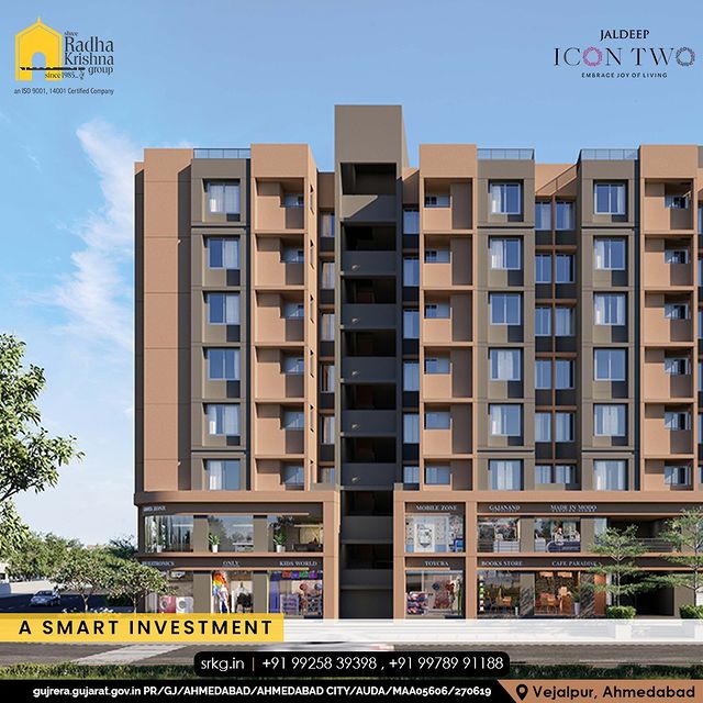 Jaldeep Icon two is the smart investment in the future that offers you ample amenities with an urban luxurious lifestyle. 

#JaldeepIconTwo #IconTwo #Peaceful #PeacefulLocation #Locatoin #LuxuryLiving #ShreeRadhaKrishnaGroup #RadhaKrishnaGroup #SRKG #Vejalpur #Makarba #Ahmedabad #RealEstate