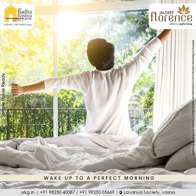 Serene views with the Cup of hot coffee with your loved ones is one of the happiest memories we have at our home. Enjoy a blissful lifestyle.

#JaldeepFlorence #Amenities #SeniorCitizenSitOut #LuxuryLiving #RadhaKrishnaGroup #ShreeRadhaKrishnaGroup #JivrajPark #Ahmedabad #RealEstate #SRKG