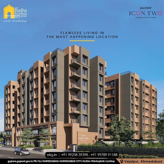 Jaldeep Icon Two provides you with the most happening location in the city. Where each and every necessity is just a few minute's drives away.

#JaldeepIconTwo #IconTwo #Peaceful #PeacefulLocation #Locatoin #LuxuryLiving #ShreeRadhaKrishnaGroup #RadhaKrishnaGroup #SRKG #Vejalpur #Makarba #Ahmedabad #RealEstate