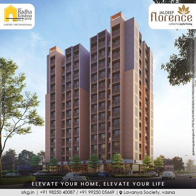 Elevate your lifestyle by owning a house at the most iconic location and  Simplify your routine.

#JaldeepFlorence #Amenities #Facilites #Connectivity #LuxuryLiving #RadhaKrishnaGroup #ShreeRadhaKrishnaGroup #JivrajPark #Ahmedabad #RealEstate #SRKG