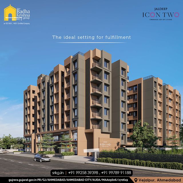 Icon Two is a perfect sanctuary for happy living. 

Spaces that elevate your expectations while you experience all the comforts offered by us.

#JaldeepIconTwo #IconTwo #Peaceful #PeacefulLocation #Locatoin #LuxuryLiving #ShreeRadhaKrishnaGroup #RadhaKrishnaGroup #SRKG #Vejalpur #Makarba #Ahmedabad #RealEstate