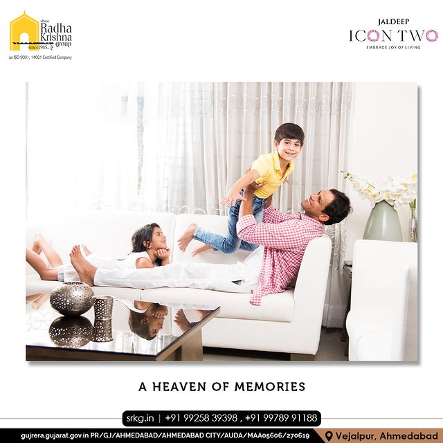 A home is a place where we create happy memories and love, and we raise our children. It is the place where we feel safe and secure. 

#JaldeepIconTwo #IconTwo #Peaceful #PeacefulLocation #Locatoin #LuxuryLiving #ShreeRadhaKrishnaGroup #RadhaKrishnaGroup #SRKG #Vejalpur #Makarba #Ahmedabad #RealEstate
