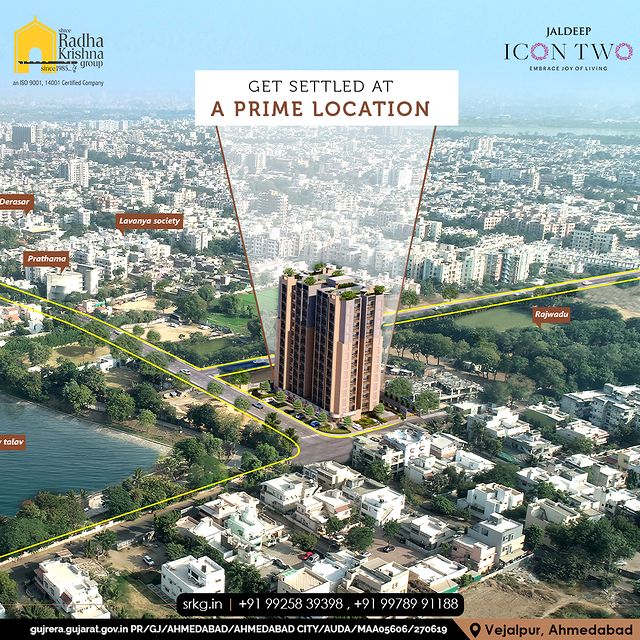 Location is everything when it comes to finding the perfect place to call home. That's why we offer prime real estate in sought-after neighborhoods, where you can enjoy the best of everything. 

#JaldeepIconTwo #IconTwo #Peaceful #PeacefulLocation #Locatoin #LuxuryLiving #ShreeRadhaKrishnaGroup #RadhaKrishnaGroup #SRKG #Vejalpur #Makarba #Ahmedabad #RealEstate