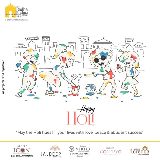 MAy the holi hues fill your lives with love, peace & abudant success

#HappyHoli #HappyDhuleti #Dhuleti2023 #Holi2023 #FestivalOfColours #CelebrationOfSpring #ColoursOfJoy #JoyfulCelebration #TraditionalFestival #IndianFestival  #Builders #RealEstate #SRKG #Ahmedabad
