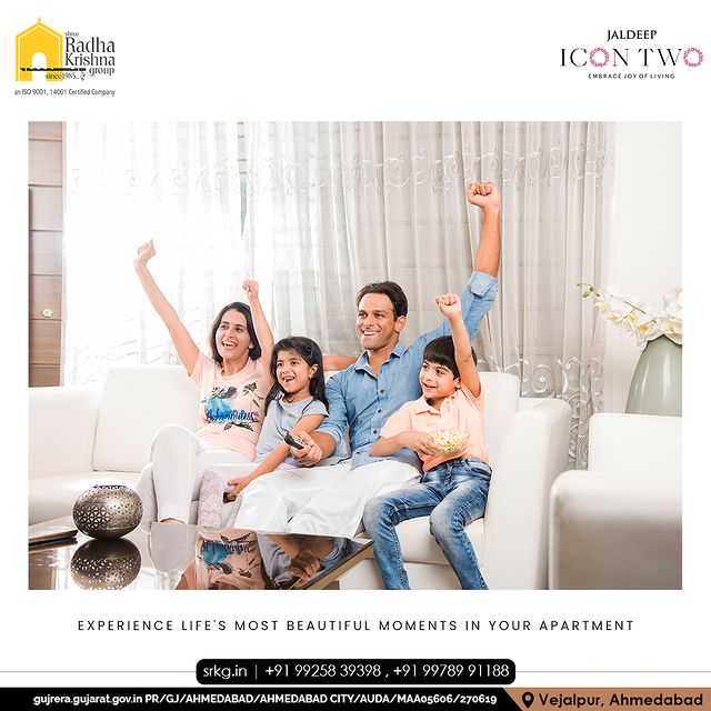 Experience your life’s most beautiful moments at your dream abode, with your near and dear ones. 

#luxurylifestyle #luxuryrealestate #jaldeepicontwo #amenities #luxurious #living #radhakrishnagroup #shreeradhakrishnagroup  #jivrajpark #ahmedabad #realestate #srkg