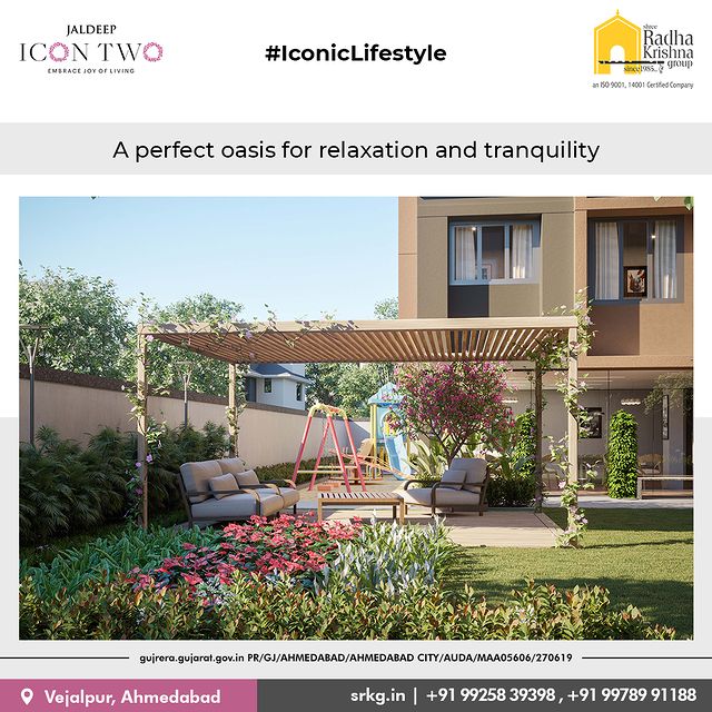 Escape to a haven of peace and serenity at our perfect oasis. Find true relaxation and tranquility in a serene environment. 

#IconicLifestyle #ExclusiveHomes #RedfeningLuxury #LuxuryHomes #IconicHomes #luxurylifestyle #luxuryrealestate #jaldeepicontwo #amenities #luxurious #living #radhakrishnagroup #shreeradhakrishnagroup #jivrajpark #ahmedabad #realestate #srkg