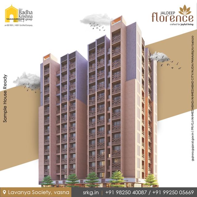 Our state-of-the-art project, Jaldeep Florence is crafted for you to live a life with passion and purpose in our joyful community.

#JaldeepFlorence #Facilites #Connectivity #LuxuryLiving #RealEstate #RadhaKrishnaGroup #ShreeRadhaKrishnaGroup #JivrajPark #Ahmedabad #SRKG